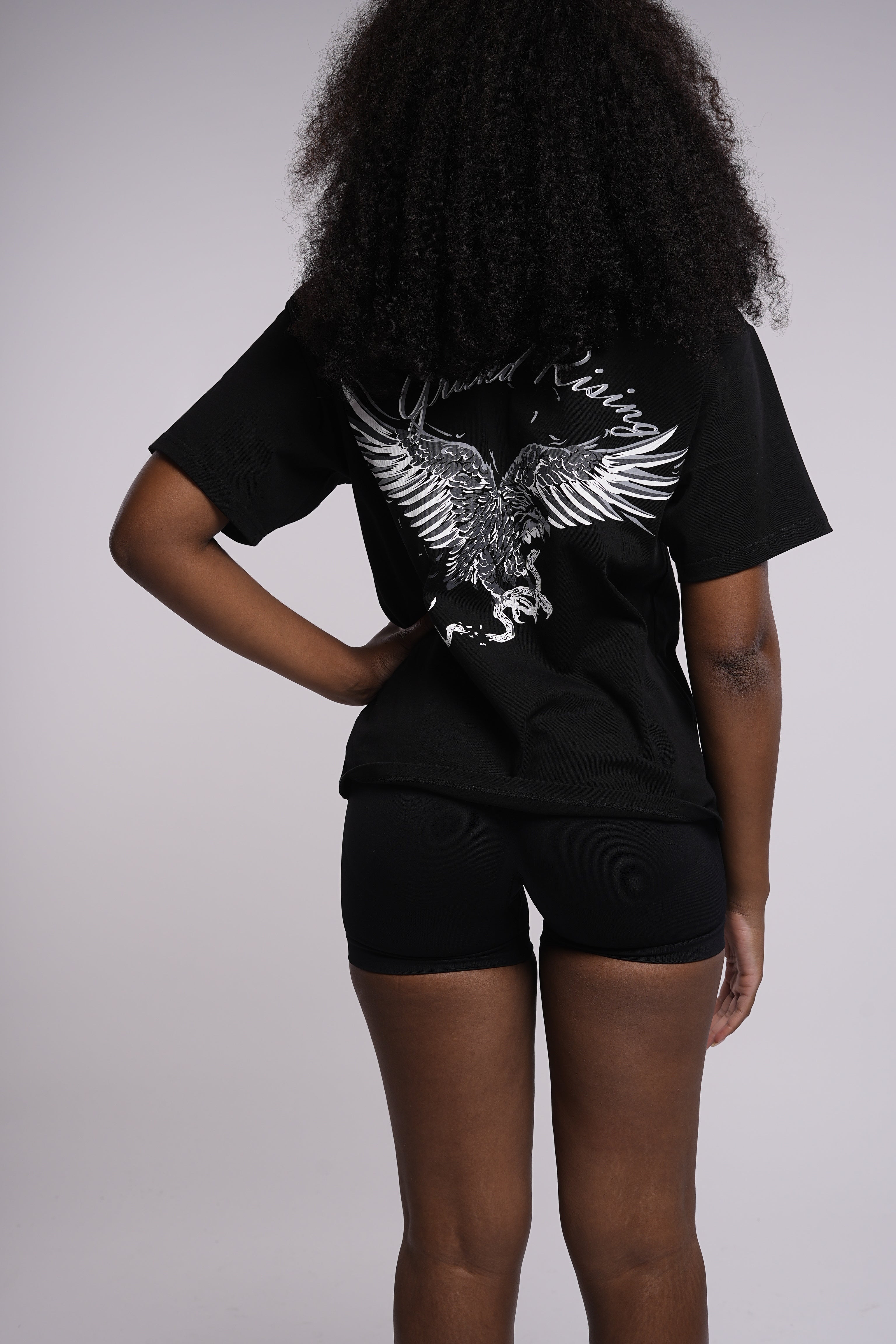 graphic tee woman (black) unisex